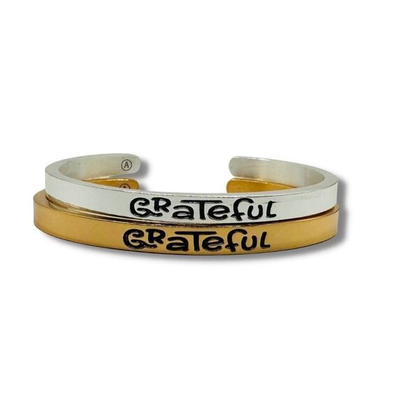 Alisa Michelle - Gold Cuff - Grateful - NWT - Picture 2 of 2